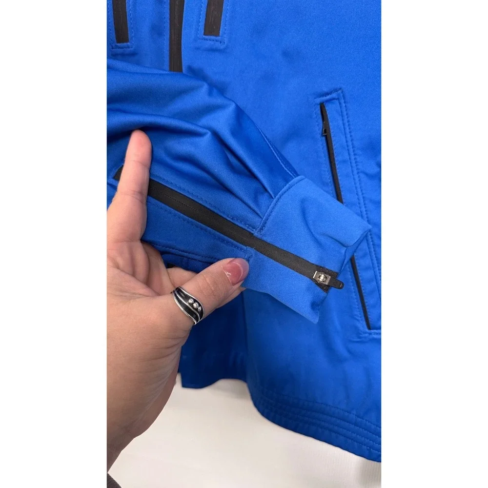 Men's Blue Golf Windbreaker Small Full Zip TPC Las Vegas Zero‎ Restriction